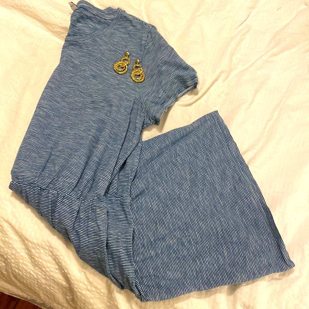 Striped casual dress